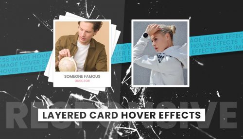 CSS Layered Card Hover Effects